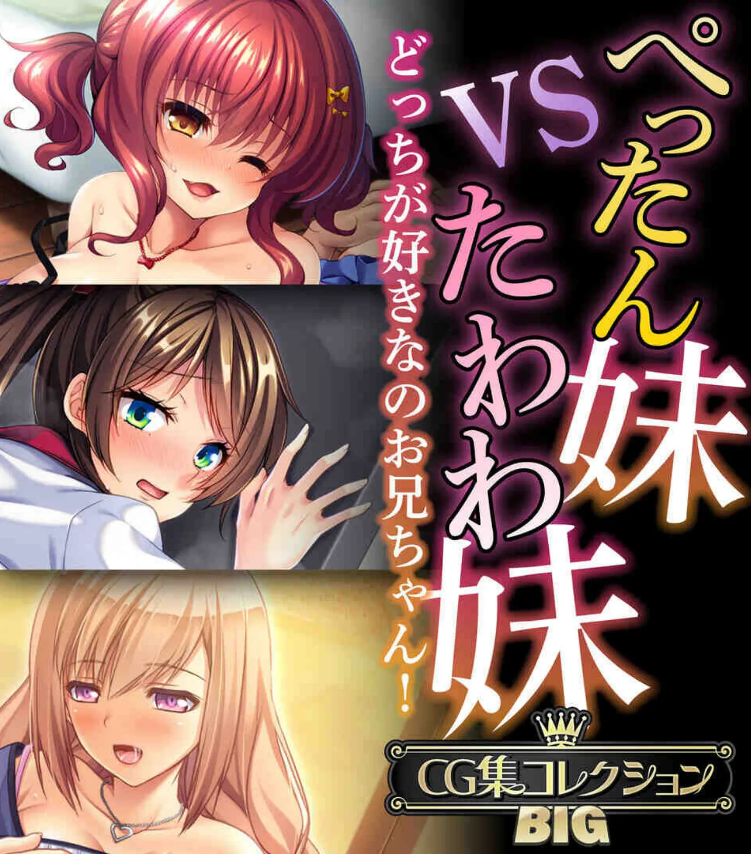 ぺったん妹VSたわわ妹〜どっちが好きなのお兄ちゃん！〜【CG集コレクションBIG】