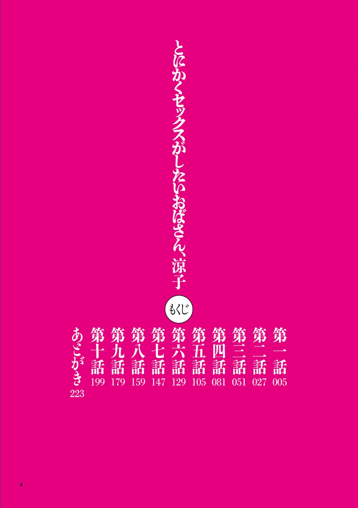 とにかくセックスがしたいおばさん、涼子 4ページ