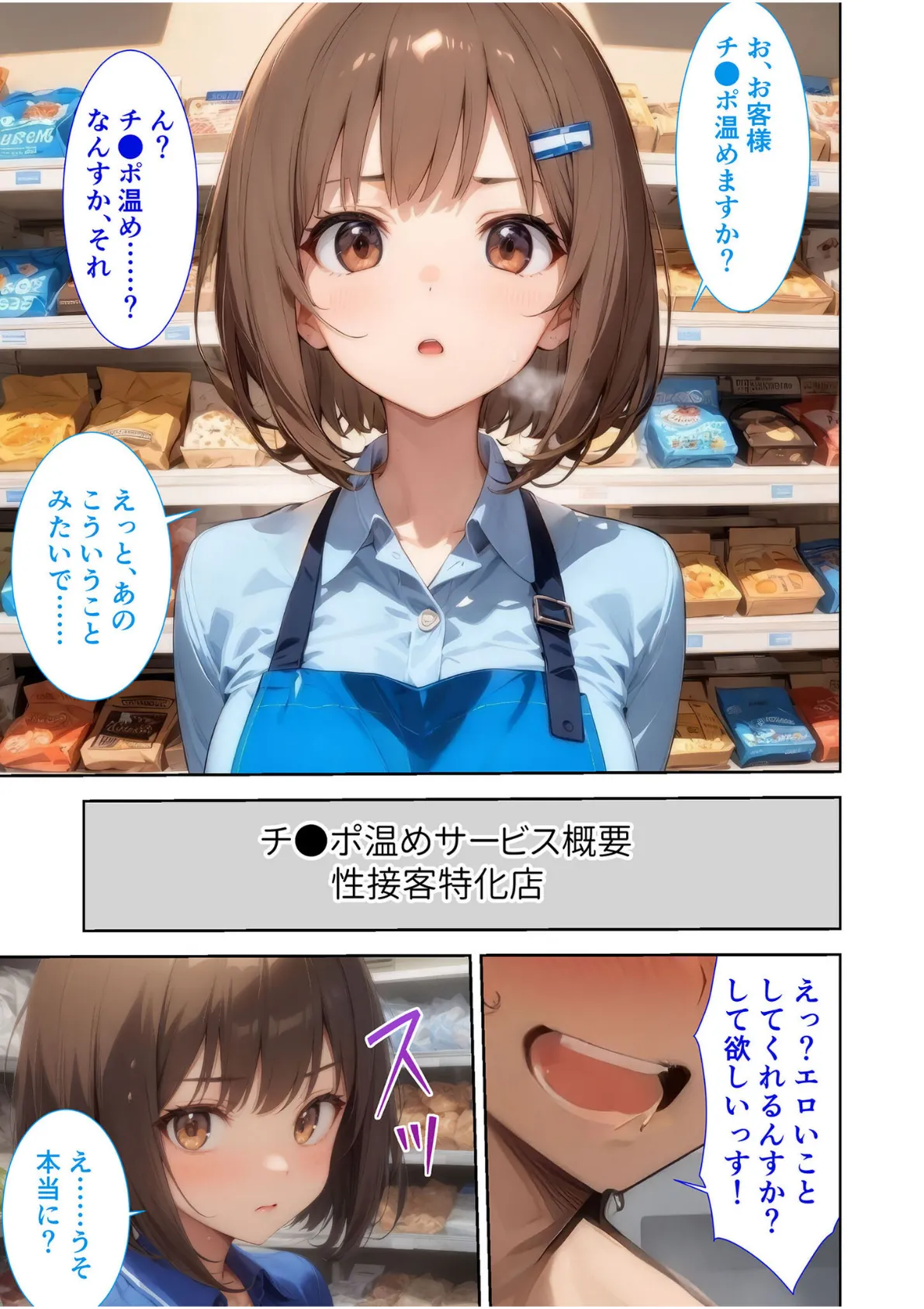 当店限定！セックス￥0サービス 〜めちゃかわ店員さん達との好き放題えっち〜 モザイク版 8ページ